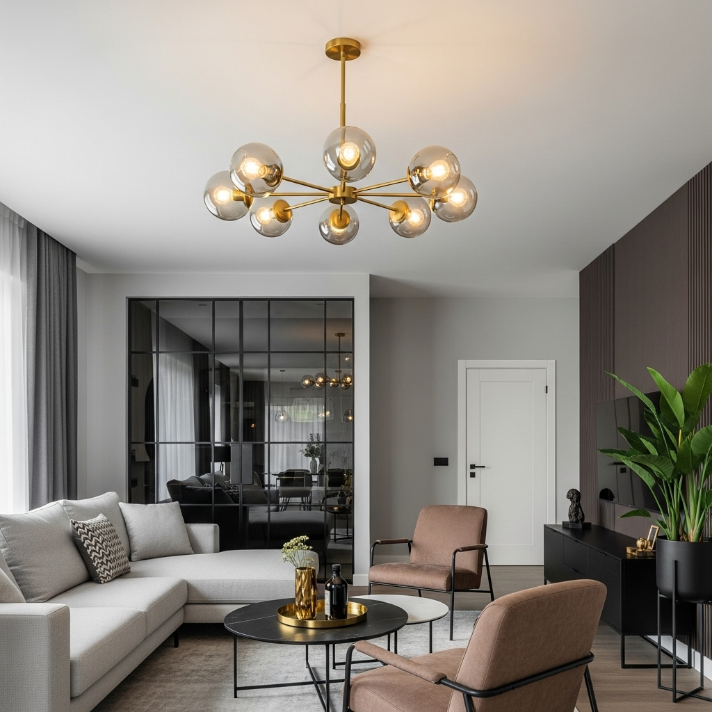 American Multihead Chandelier