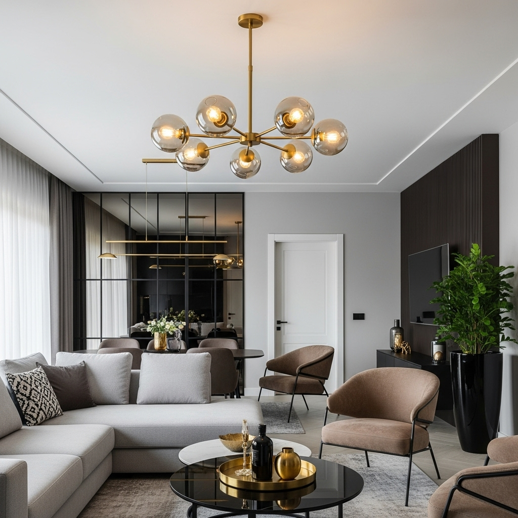 American Multihead Chandelier